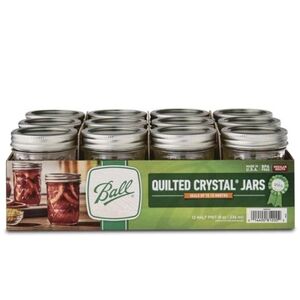Ball mason quilted  jars _8 oz